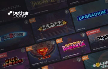 Ampia selezione di giochi da casinò su Betfair