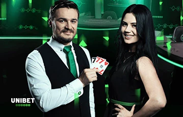 Gioca ai giochi da casinò dal vivo su Unibet