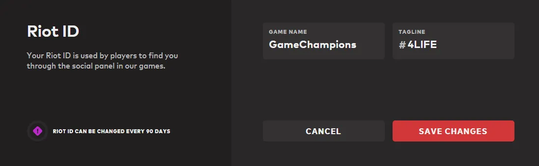 how to change riot ID in 2024