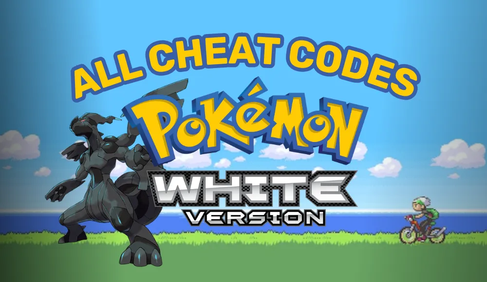 all pokemon white cheat codes